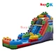 Inflatable slide with pool