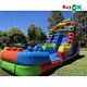 Inflatable slide with pool